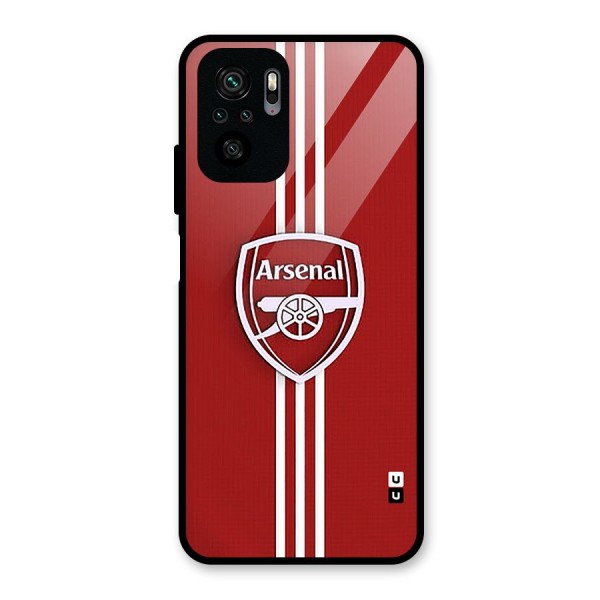 Arsenal Club Glass Back Case for Redmi Note 10