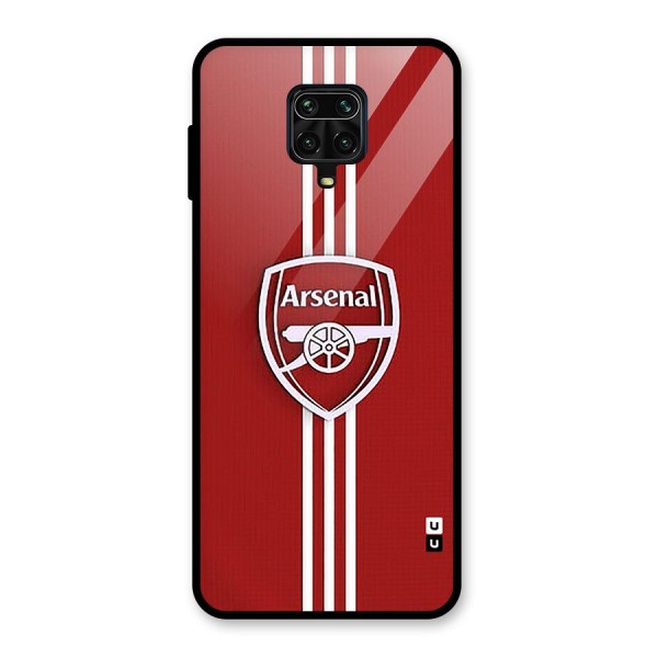 Arsenal Club Glass Back Case for Redmi Note 10 Lite