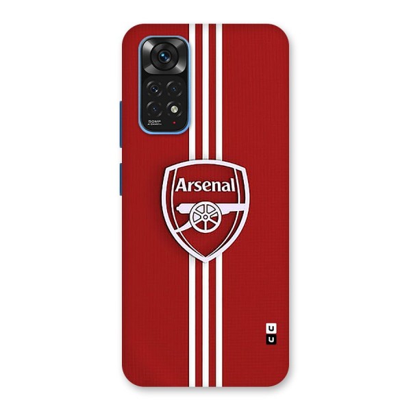 Arsenal Club Glass Back Case for Redmi Note 11S