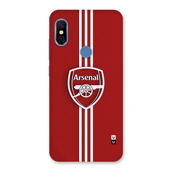 Arsenal Club Back Case for Redmi Note 6 Pro