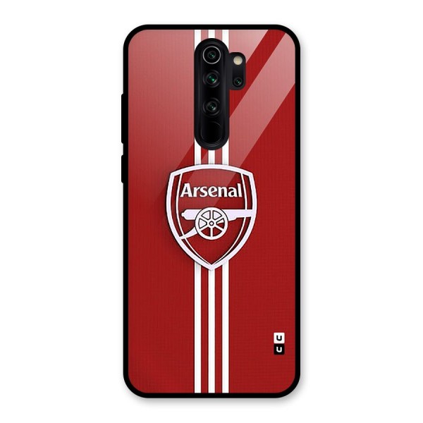 Arsenal Club Glass Back Case for Redmi Note 8 Pro