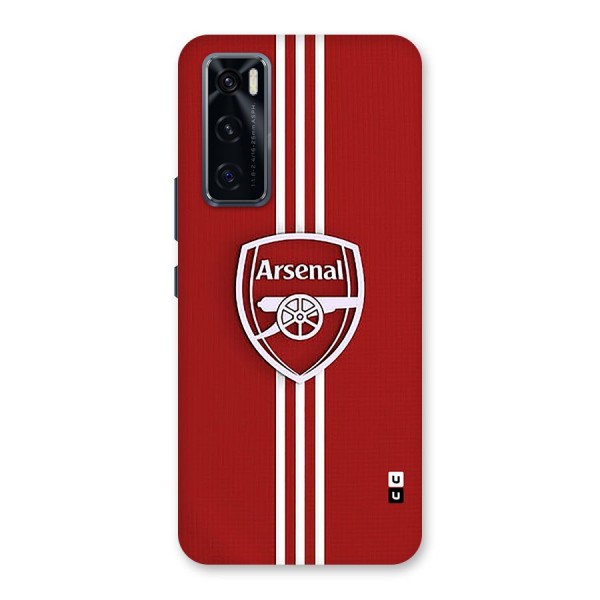 Arsenal Club Glass Back Case for Vivo V20 SE