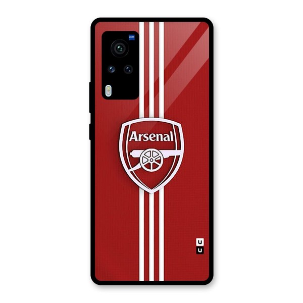 Arsenal Club Glass Back Case for Vivo X60 Pro