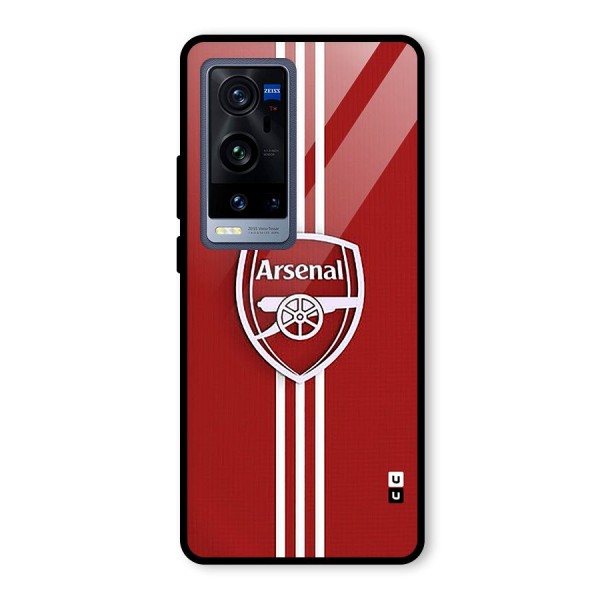 Arsenal Club Glass Back Case for Vivo X60 Pro Plus