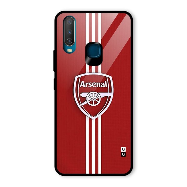 Arsenal Club Glass Back Case for Vivo Y12