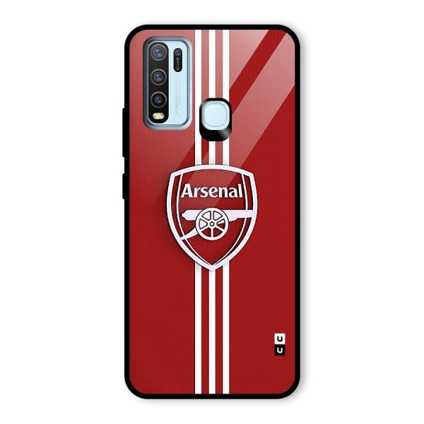 Arsenal Club Glass Back Case for Vivo Y50