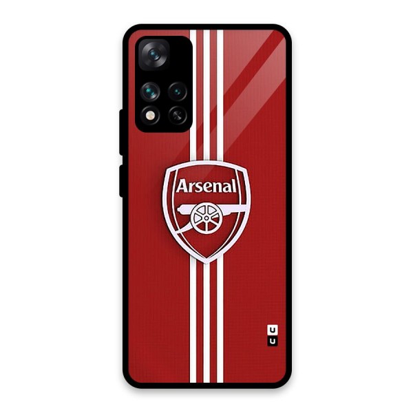 Arsenal Club Glass Back Case for Xiaomi 11i 5G