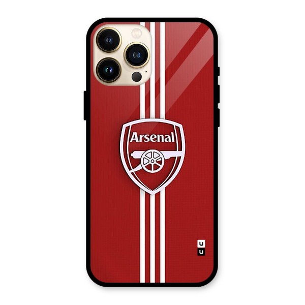 Arsenal Club Glass Back Case for iPhone 13 Pro Max