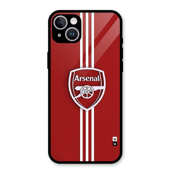 Arsenal Club Glass Back Case for iPhone 14 Plus