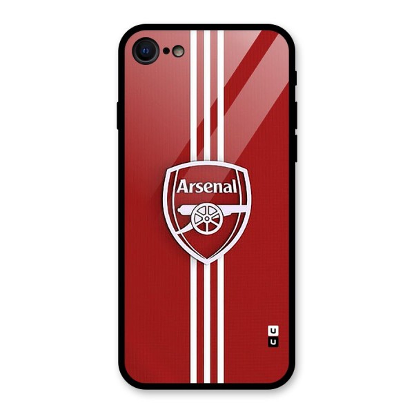 Arsenal Club Glass Back Case for iPhone 8