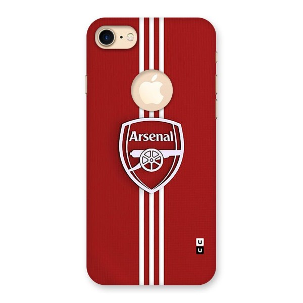 Arsenal Club Back Case for iPhone 8 Logo Cut