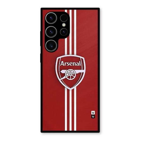 Arsenal Club Metal Back Case for Galaxy S23 Ultra