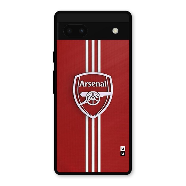 Arsenal Club Metal Back Case for Google Pixel 6a