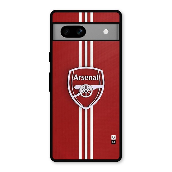 Arsenal Club Metal Back Case for Google Pixel 7a