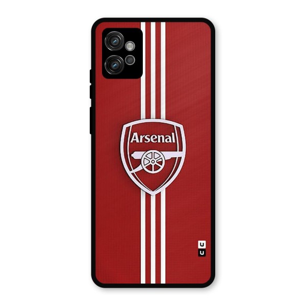 Arsenal Club Metal Back Case for Moto G32