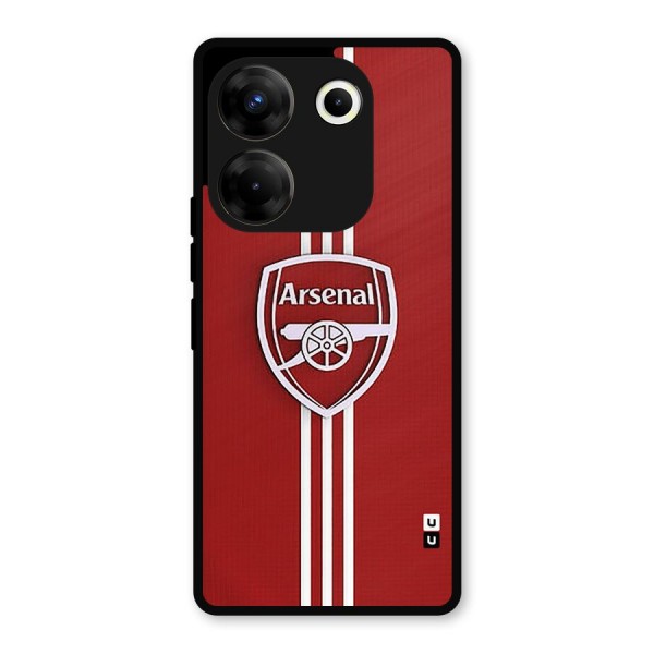 Arsenal Club Metal Back Case for Tecno Camon 20