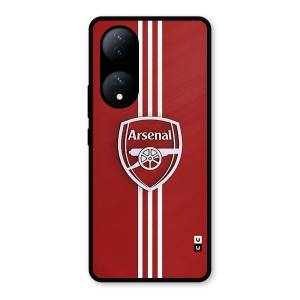 Arsenal Club Metal Back Case for Vivo T2