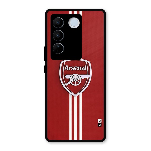 Arsenal Club Metal Back Case for Vivo V27