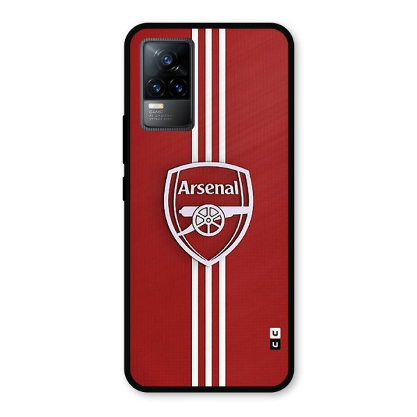 Arsenal Club Metal Back Case for Vivo Y73