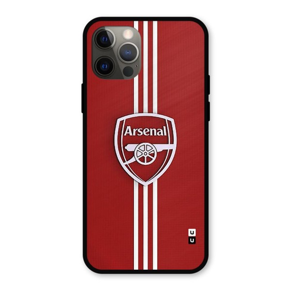 Arsenal Club Metal Back Case for iPhone 12 Pro