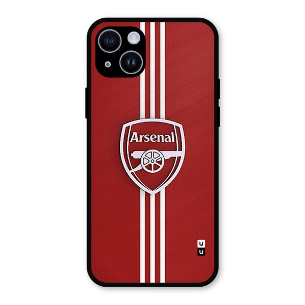 Arsenal Club Metal Back Case for iPhone 14
