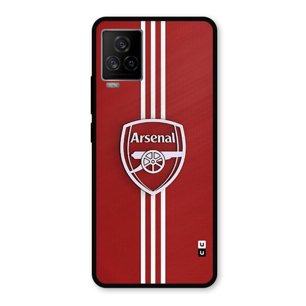 Arsenal Club Metal Back Case for iQOO 7 Legend 5G