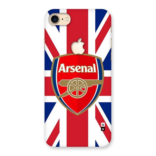 Arsenal Flag Back Case for iPhone 7 Apple Cut