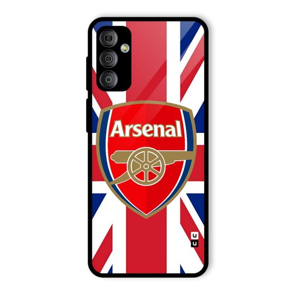 Arsenal Flag Glass Back Case for Galaxy F23