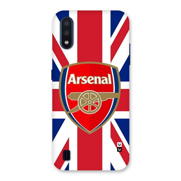 Arsenal Flag Back Case for Galaxy M01