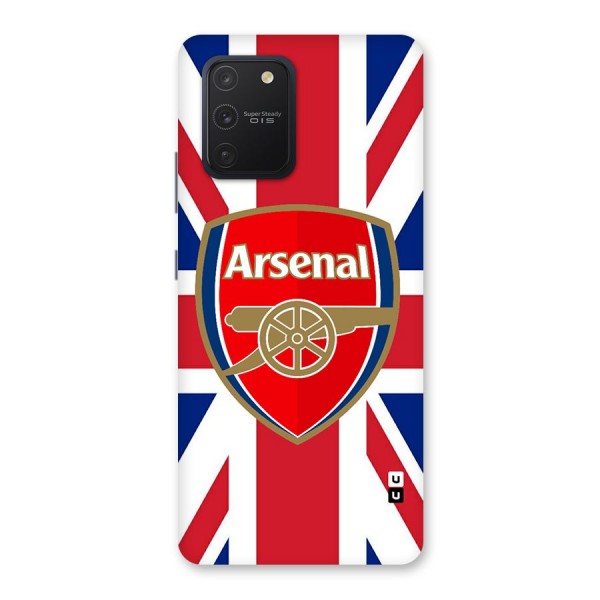 Arsenal Flag Glass Back Case for Galaxy S10 Lite