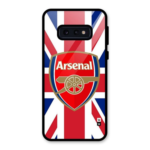 Arsenal Flag Glass Back Case for Galaxy S10e