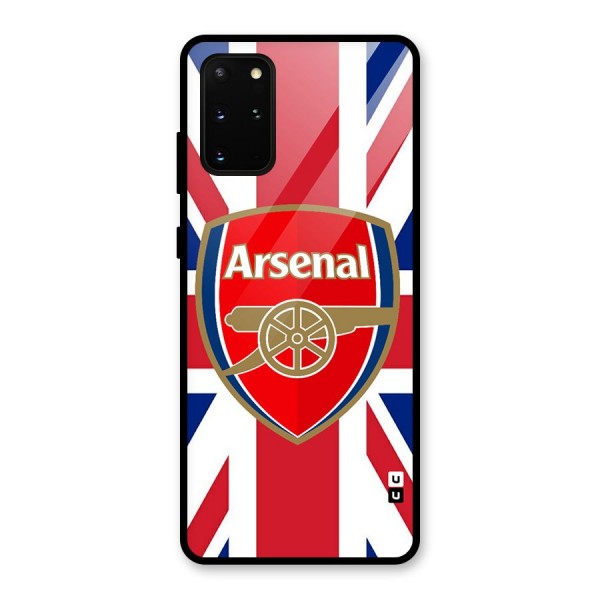 Arsenal Flag Glass Back Case for Galaxy S20 Plus