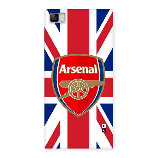 Arsenal Flag Back Case for Mi3