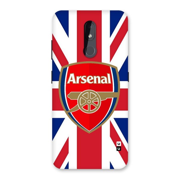 Arsenal Flag Back Case for Nokia 3.2