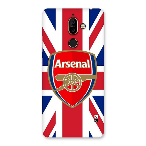 Arsenal Flag Back Case for Nokia 7 Plus