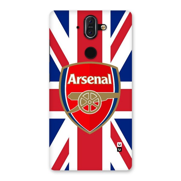 Arsenal Flag Back Case for Nokia 8 Sirocco