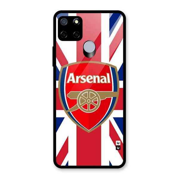 Arsenal Flag Glass Back Case for Realme C12