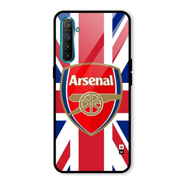 Arsenal Flag Glass Back Case for Realme XT