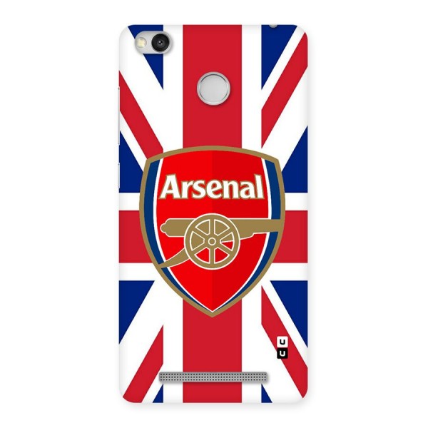 Arsenal Flag Back Case for Redmi 3S Prime