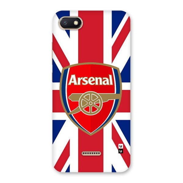 Arsenal Flag Back Case for Redmi 6A