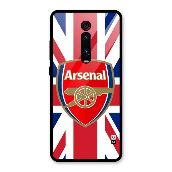 Arsenal Flag Glass Back Case for Redmi K20 Pro