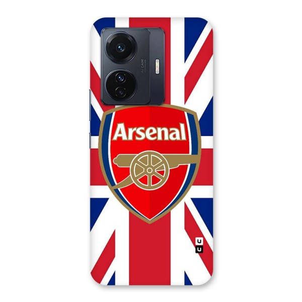 Arsenal Flag Glass Back Case for Vivo iQOO Z6 Pro