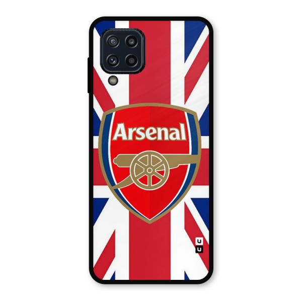 Arsenal Flag Metal Back Case for Galaxy M32