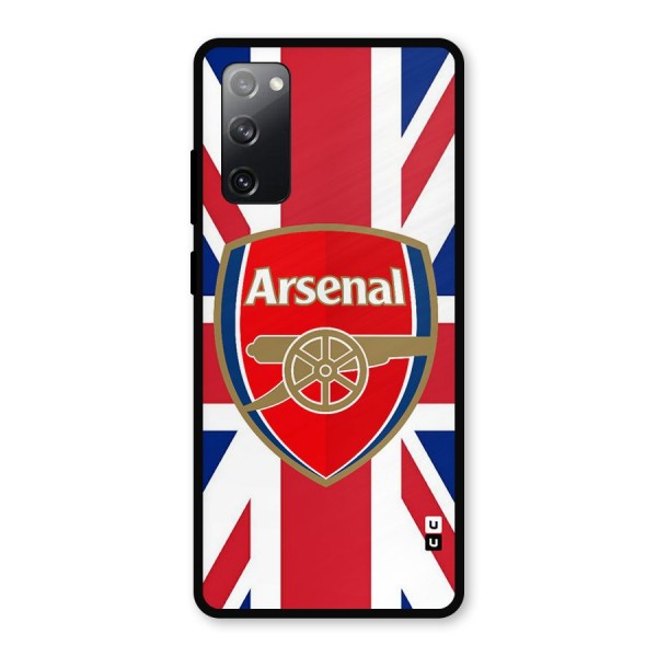 Arsenal Flag Metal Back Case for Galaxy S20 FE