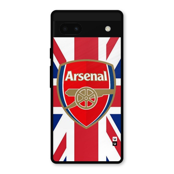 Arsenal Flag Metal Back Case for Google Pixel 6a