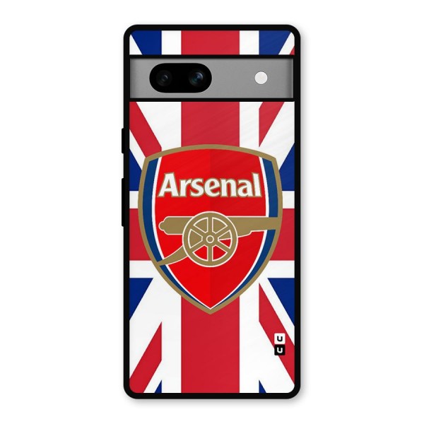 Arsenal Flag Metal Back Case for Google Pixel 7a