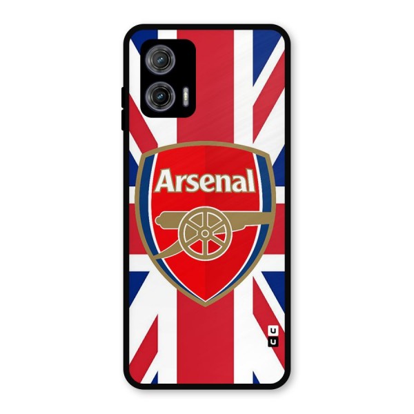 Arsenal Flag Metal Back Case for Moto G73