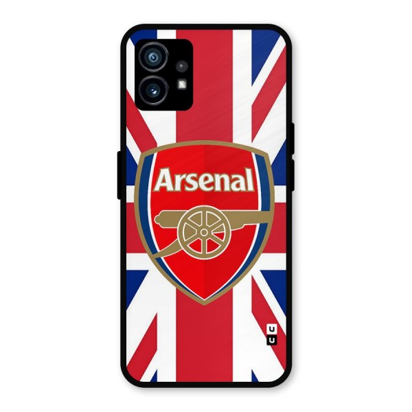 Arsenal Flag Metal Back Case for Nothing Phone 1