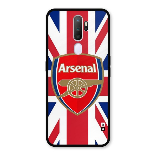 Arsenal Flag Metal Back Case for Oppo A5 (2020)