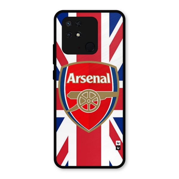 Arsenal Flag Metal Back Case for Redmi 10